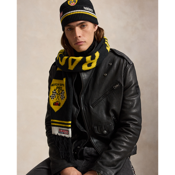 Racing Wool-Blend Scarf