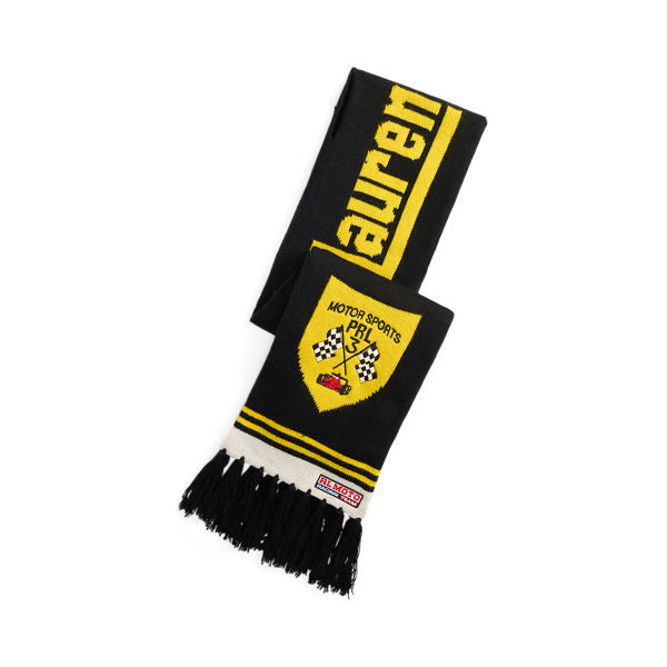 Racing Wool-Blend Scarf