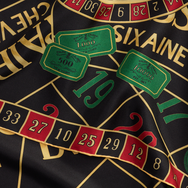 Casino Silk Square Scarf