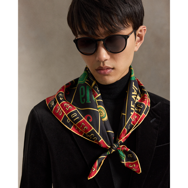 Casino Silk Square Scarf
