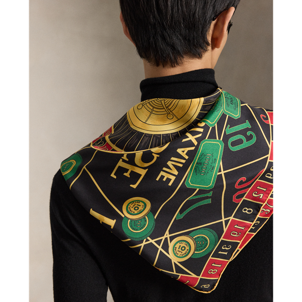 Casino Silk Square Scarf