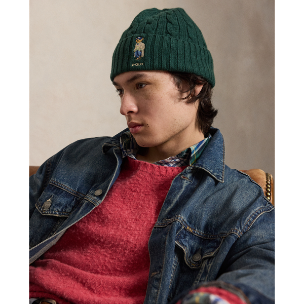 Polo Bear Wool-Cashmere Beanie