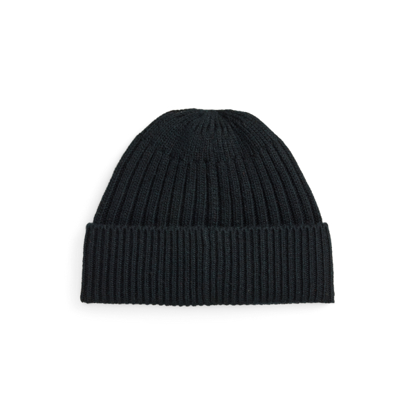 Gorro de punto acanalado con Polo Bear