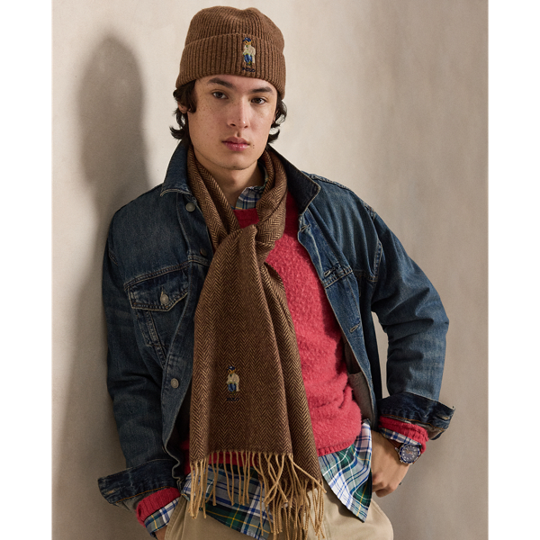 Polo Bear Wool Beanie & Scarf Gift Set