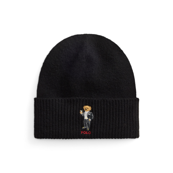 Martini Bear Wool-Cashmere Beanie