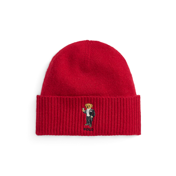 Martini Bear Wool-Cashmere Beanie