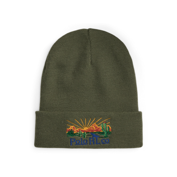 Gorro bordado de mistura de l&atilde;