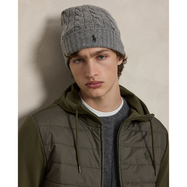 Cable-Knit Wool-Cashmere Beanie