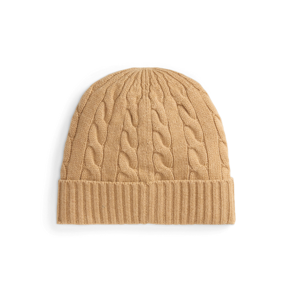 Cable-Knit Wool-Cashmere Beanie