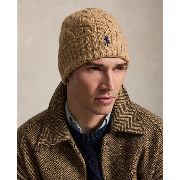 Cable-Knit Wool-Cashmere Beanie