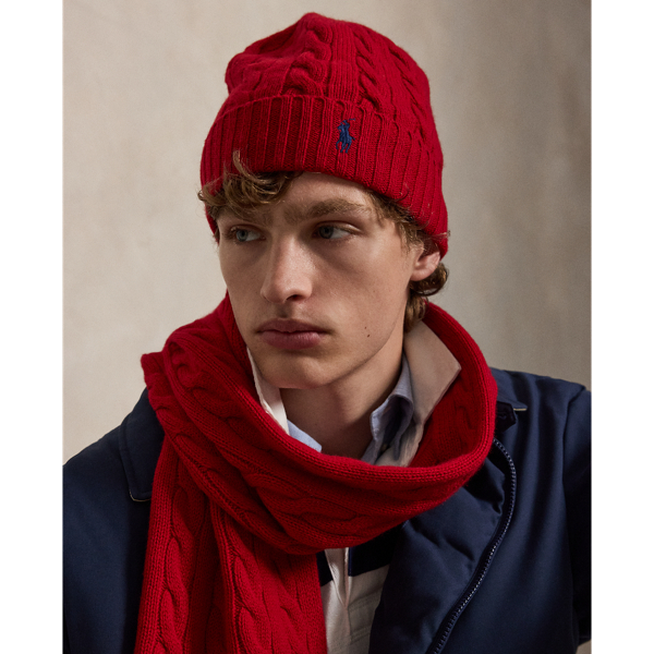 Cable-Knit Wool-Cashmere Beanie