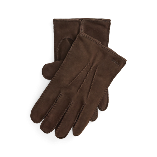 Cashmere-Lined Suede Gloves