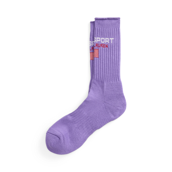 Polo Sport Cotton-Blend Crew Socks