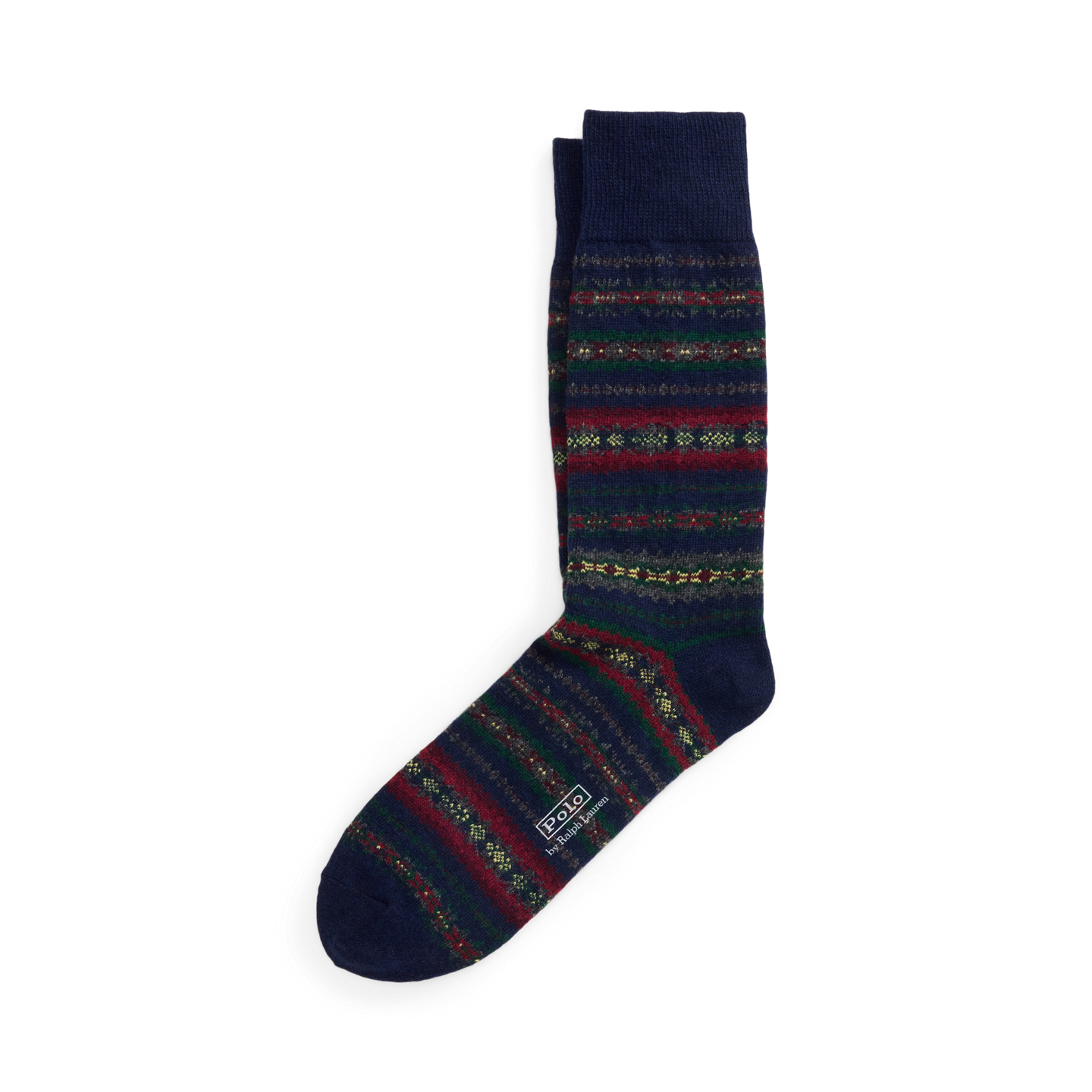 Носки Fair Isle для мужчин, шерсть — Ralph Lauren, цвет: Тёмно-синий — фото 1