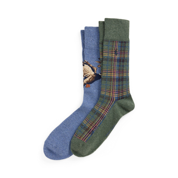 Mallard & Plaid Trouser Sock 2-Pack