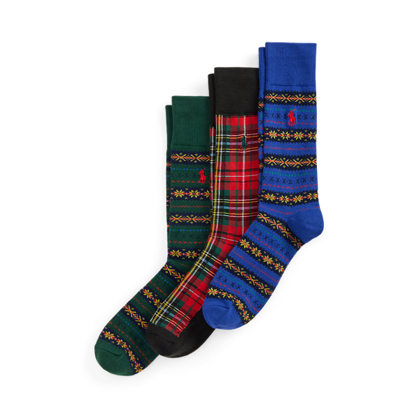 Cotton-Blend Trouser Sock 3-Pack