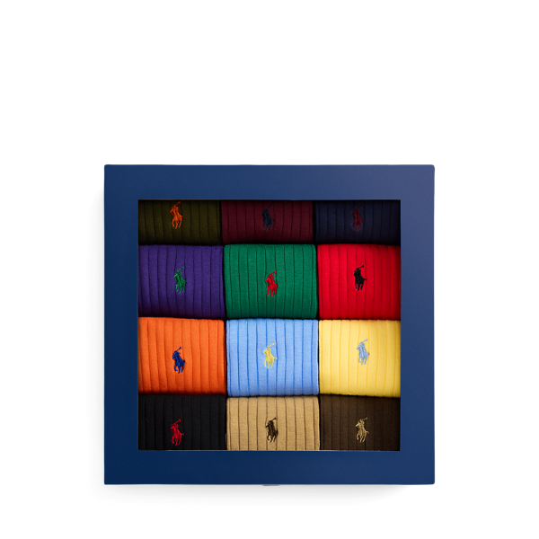 Ribbed Trouser Sock 12-Pack Gift Set