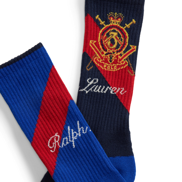 Sash-Stripe Crew Sock 6-Pack