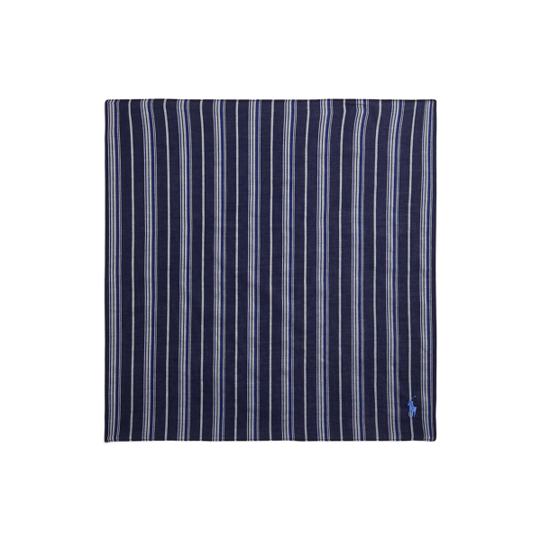 Polo Ralph Lauren ストライプド コットン ハンカチーフ ネイビー 1