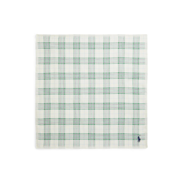 Polo Ralph Lauren グレンチェック コットン ハンカチーフ アイボリー 1