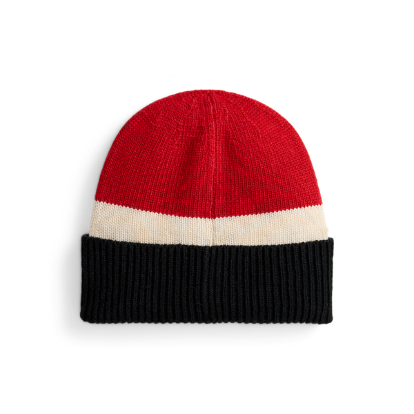 Polo Bear Color-Blocked Beanie