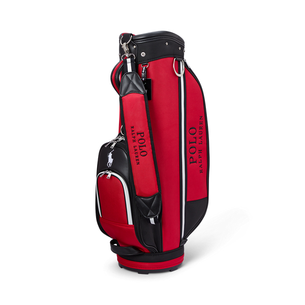 未使用タグ付きPOLO GOLF ゴルフバック ネイビー×レッド シグネチャー ポニー ゴルフ バッグ | ラルフ ローレン公式