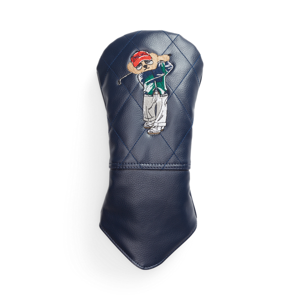 Navy Polo Bear Golf Driver Headcover RLX 1