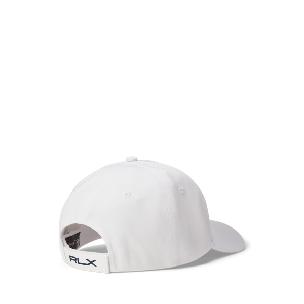 White Embroidered Twill Sports Cap RLX 2