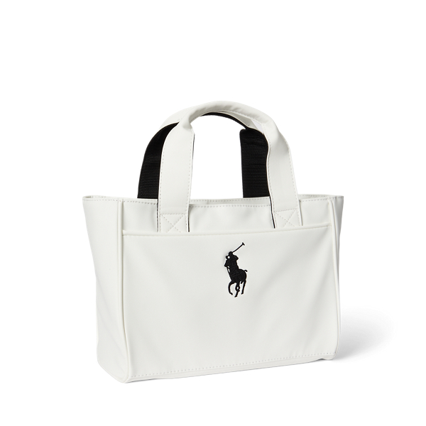 POLOラルフローレン　ホワイト　ゴルフカートバックトート エンブロイダリー ロゴ ゴルフ カート トート | ラルフ ローレン公式