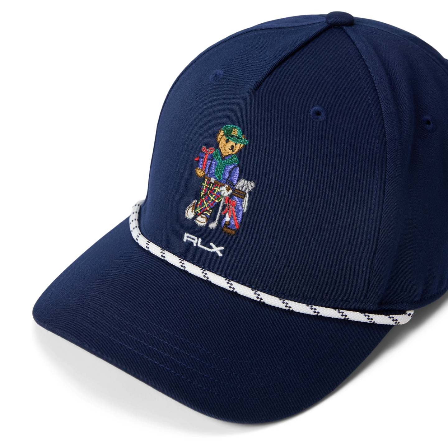 Мужская кепка Ralph Lauren Polo Bear Twill Sports, цвет: Тёмно-синий — фото 2