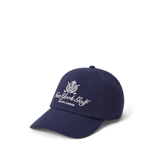POLO RALPH LAUREN ネイビー紺色　クレストエンブロイダリー新品 クレストエンブロイダリー キャンバス キャップ | ラルフ ローレン公式
