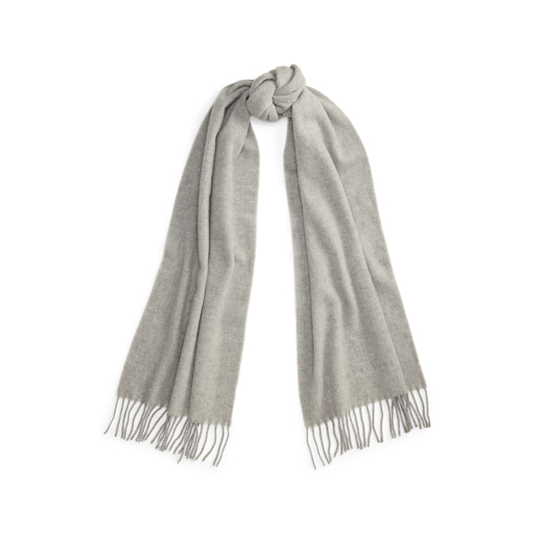 Wool-Cashmere Herringbone Scarf