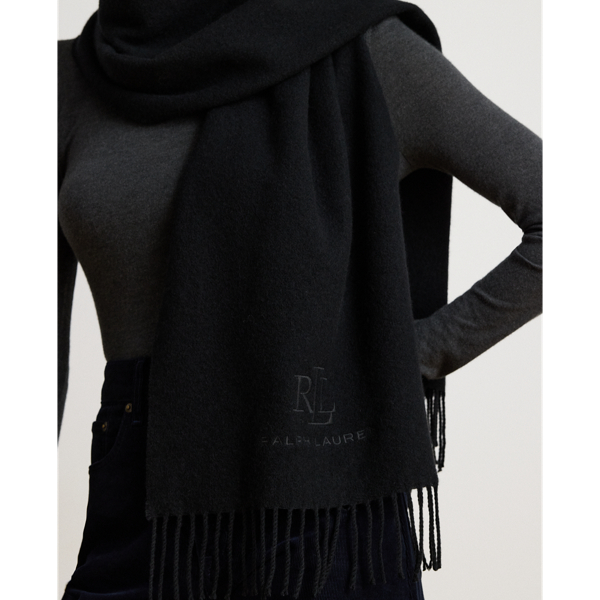 Wool & Cashmere Herringbone Scarf