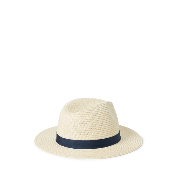 Packable Straw Fedora for Women Ralph Lauren UK