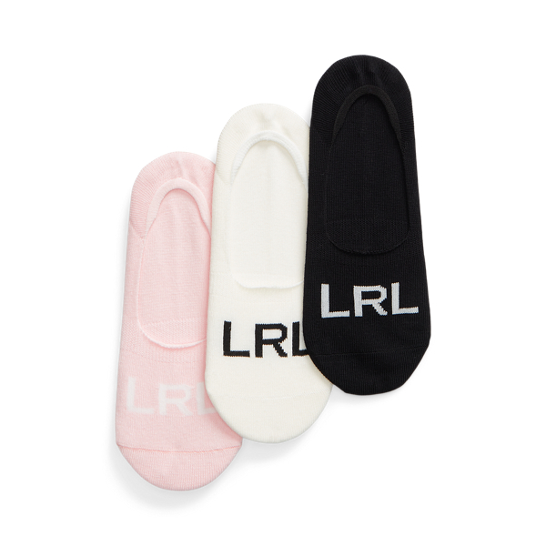 Logo Cotton-Blend Liner Sock 3-Pack