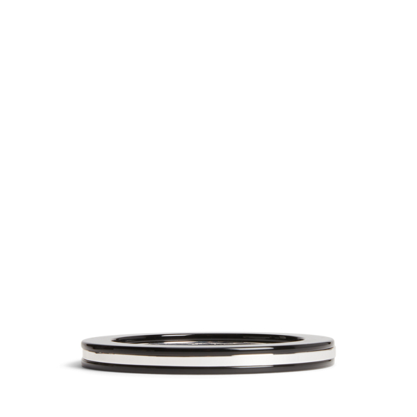 Resin &amp; Silver-Tone Bangle Set
