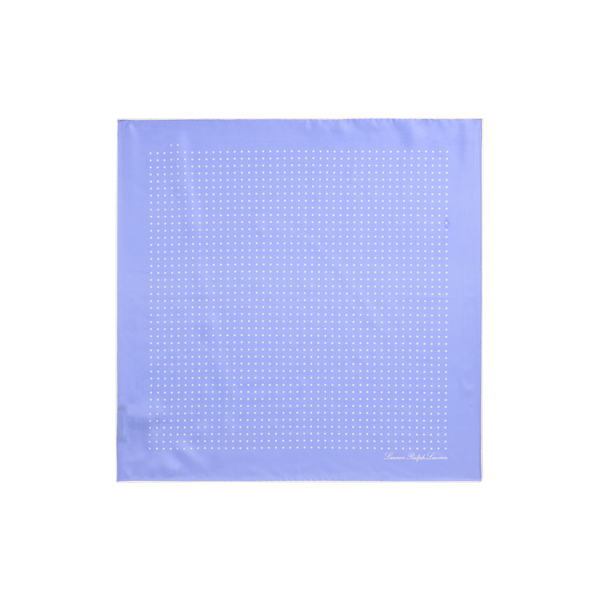 Pale Iris Polka-Dot Silk Twill Square Scarf Lauren 2