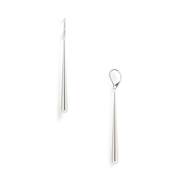 Silver Silver-Tone Linear Earrings Lauren 2