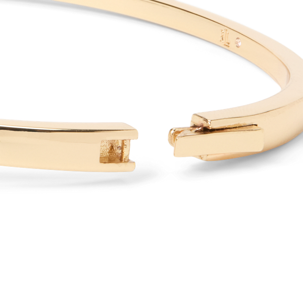 Gold Gold-Plated Hinge Bangle Lauren 2