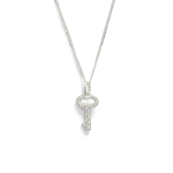 Collier pendentif cl&eacute; en argent Lauren Sterling Silver Collection en Argent 2