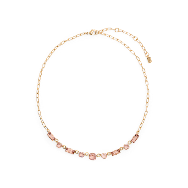 Collier dor&eacute; avec pierres fantaisie Lauren en 1