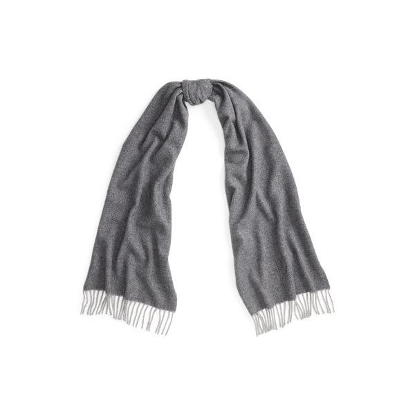 Wool-Cashmere Herringbone Scarf Lauren 1