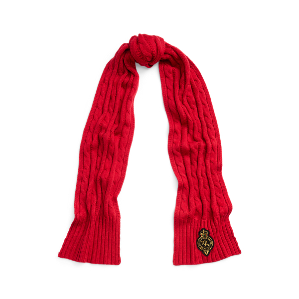 Women s Red Scarves Hats Gloves Ralph Lauren UK