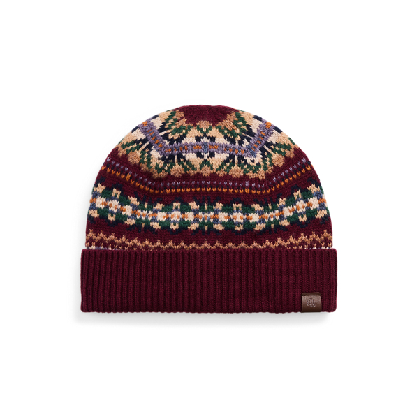 Fair Isle Wool-Blend Beanie