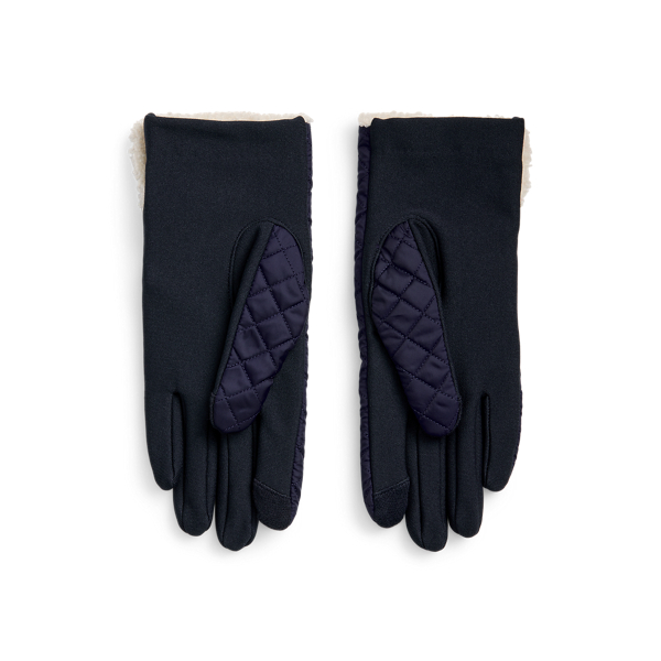 Ralph lauren quilted gloves hotsell