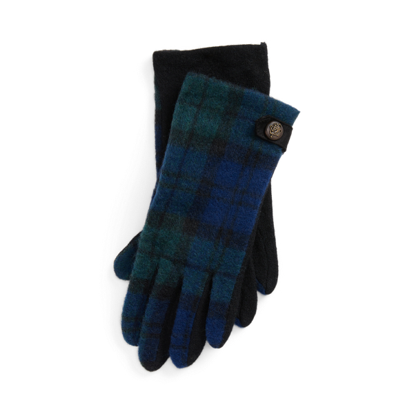 Black Watch Plaid Tech Gloves