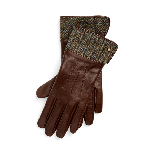 Wool Tweed & Sheepskin Gloves