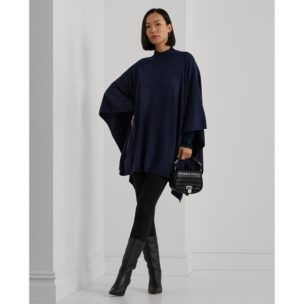 Ralph lauren poncho sweater best sale