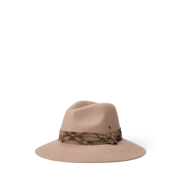 Sombrero fedora de fieltro de lana