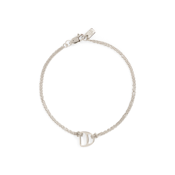 Sterling Silver Key Charm Flex Bracelet